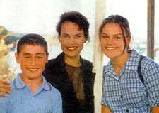 Sigrid Thornton with Kane McNay and Cassandra Magrath from SeaChange
